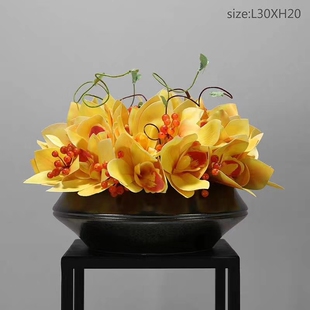 仿真花惠兰花束假花仿真花装饰花，家居装饰酒店装饰仿真花装饰花