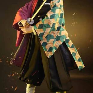 富冈义勇cos服炭治郎香奈乎蝴蝶忍羽织鬼灭之刃角色扮演