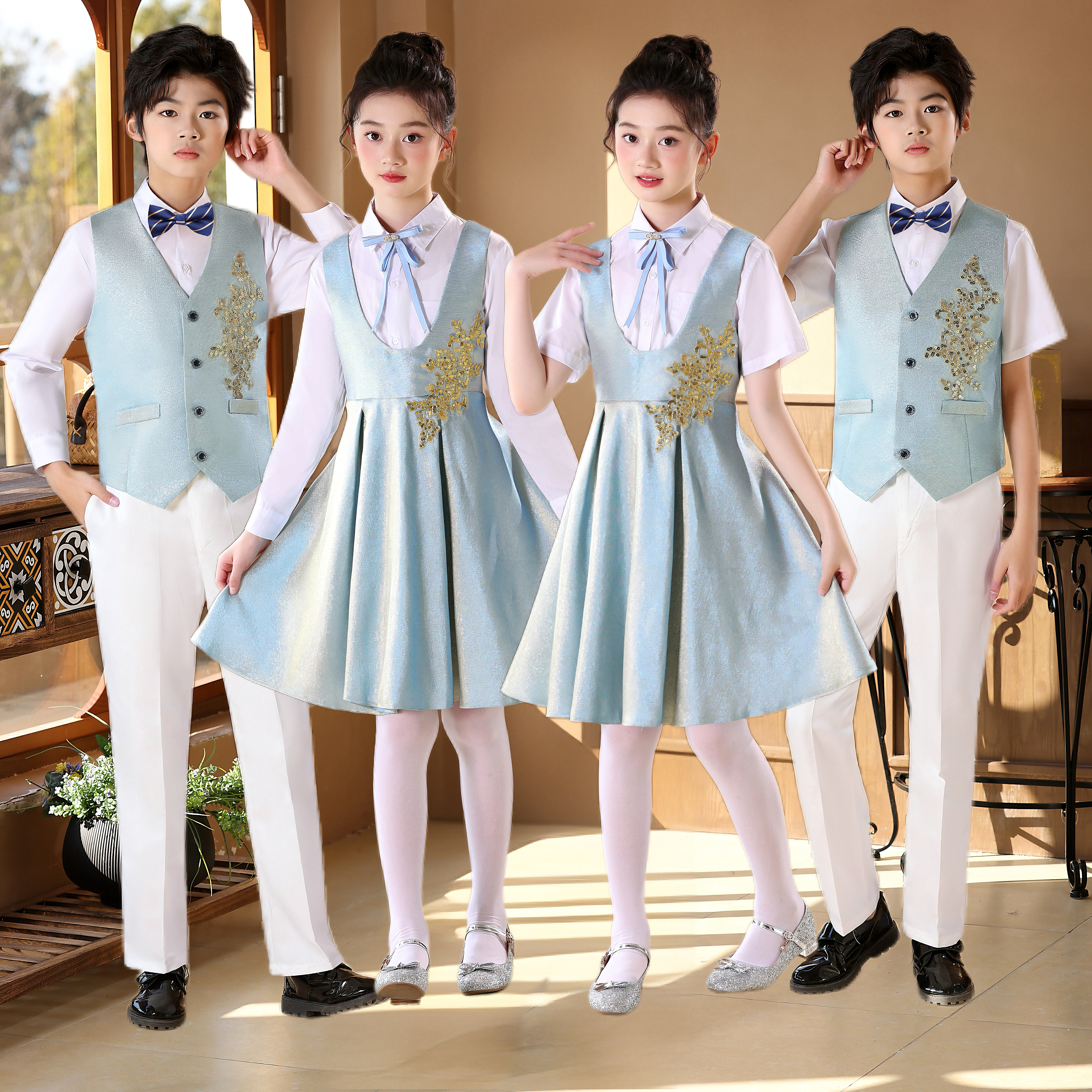 六一中小学生朗读比赛演出服