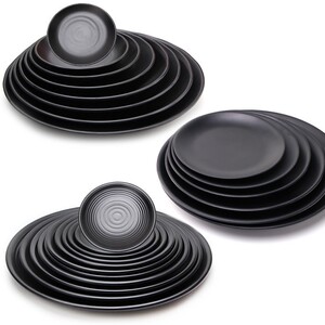 密胺盘子商用圆形餐具炒粉盖饭盘