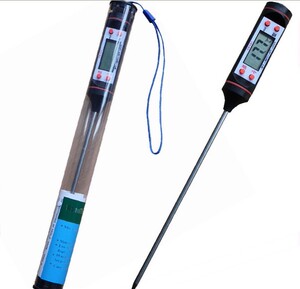 包邮家用厨房食品温度计油温奶粉液体食物水电子测温仪 探针式