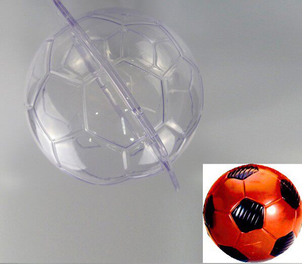 3D 硬塑料 PC 足球 DIY巧克力 果冻糖果模具 DIY翻糖蛋糕装饰工具