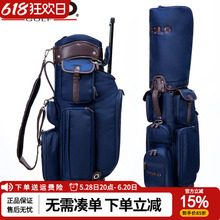 POLO新款高尔夫球包 男用轻便拉杆球杆包带轮子高尔夫球袋运动包