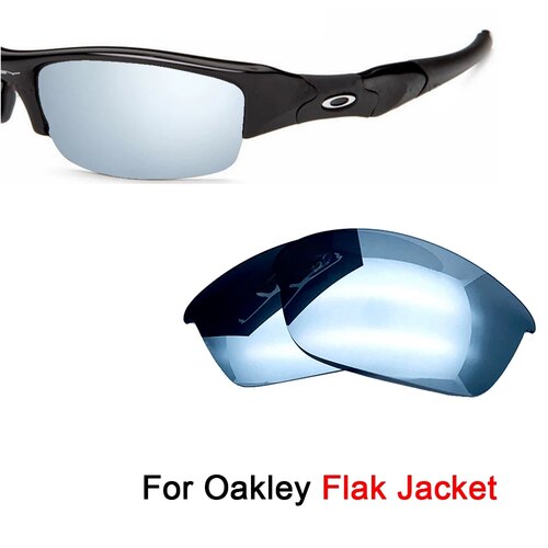 适用于欧克利 Oakley flak Jacket 替换太阳镜片多色可定制奥克利