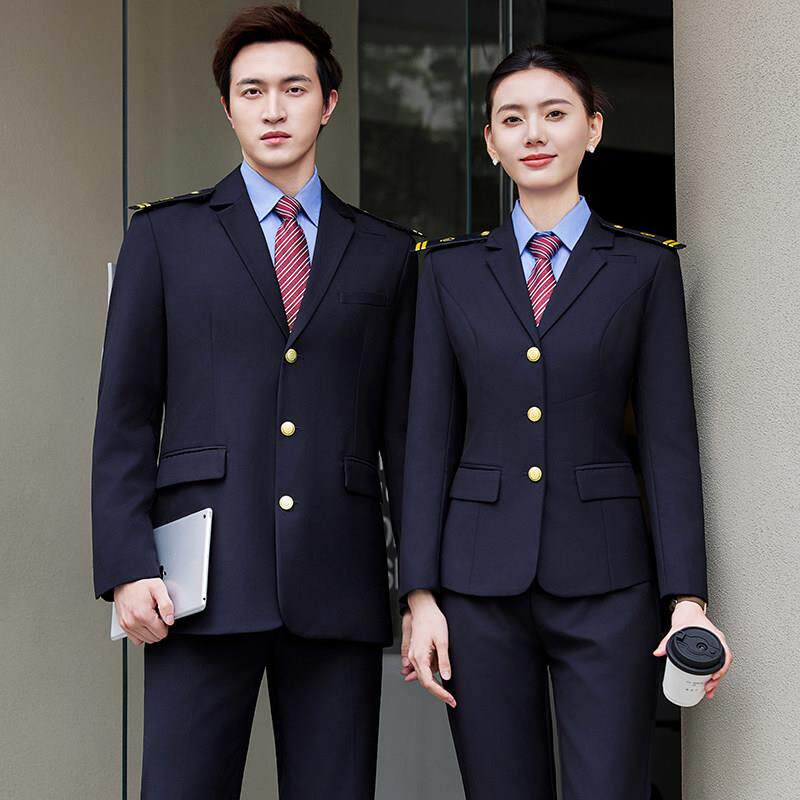 铁路制服春秋男女23新式路服乘务员车站铁路学校西装外套工作服