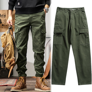 美式迷彩工装裤男士春秋纯棉复古