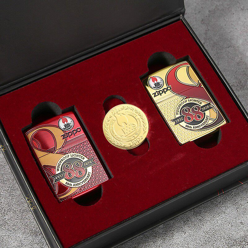 Zippo正品打火机  88周年限定款 全球限量1888套纪念款送男友礼物
