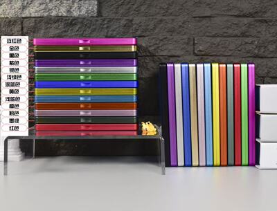 评级卡保护壳PSA35pt底部开口纯色磁吸款高防护钢化玻璃防紫外线