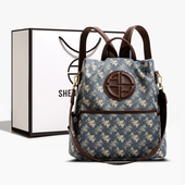 香港品牌旅行双肩包包女2026新款 时尚 通勤可单肩大容量防盗背包