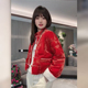 秋冬新中式 现货秒发 国风高级感超好看过年红色棉袄棉服外套女