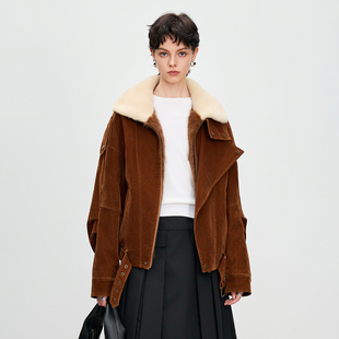 2025冬季 水貂毛内胆派克服女可拆卸皮毛一体皮草外套休闲百搭女装