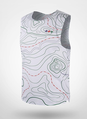 Sanken男士坎肩跑步速干东丽马拉松运动健身训练无袖马甲贴合背心