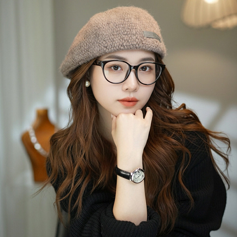 大头围显脸小贝雷帽女士洋气新款时髦冬季帽子法式复古百搭帽,服饰配件/皮带/帽子/围巾,帽子,淘宝优惠券,粉丝福利购,淘宝优惠卷