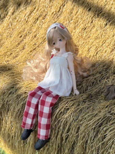 米甜四代特六娃衣米四吊带裙裤子bjd衣服米4/Azone通穿BJD特6分