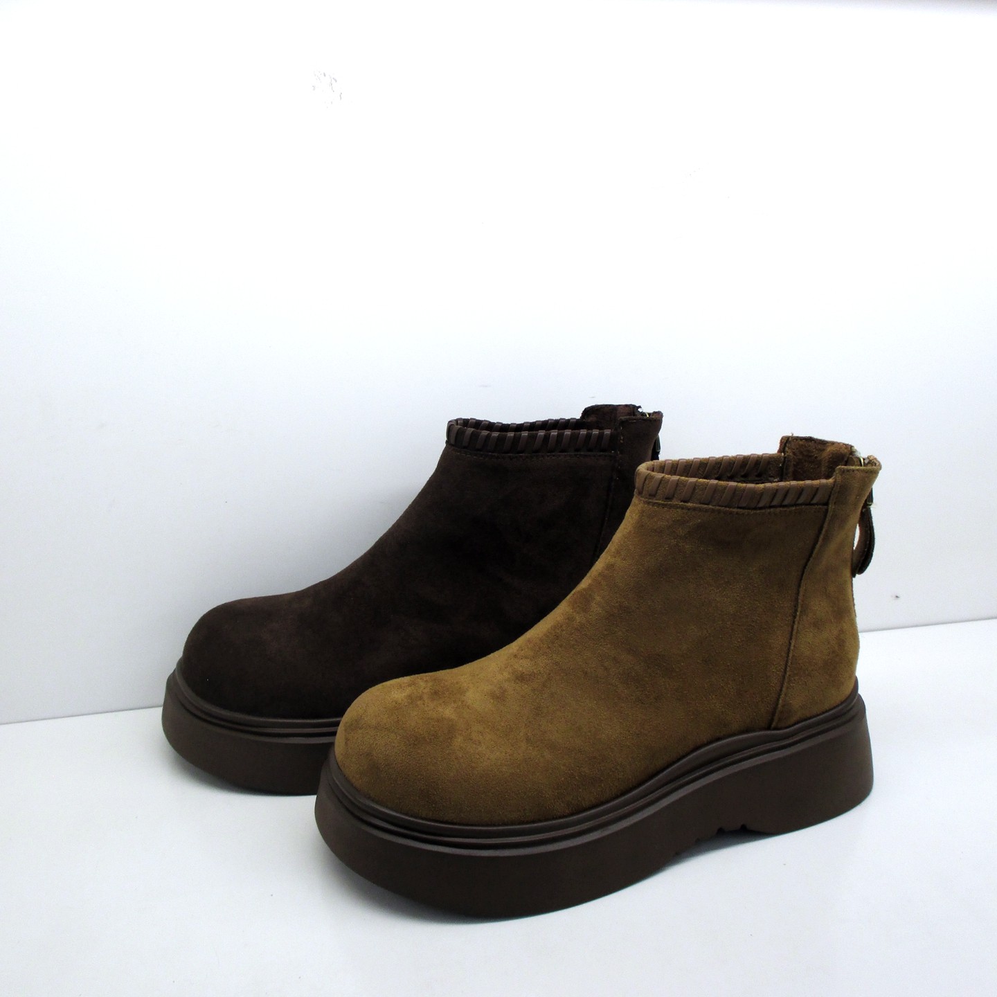 加大码大丫丫女鞋25秋冬款厚底勃肯短靴圆头松糕底轻便复古马丁靴,女鞋,马丁靴,淘宝优惠券,粉丝福利购,淘宝优惠卷