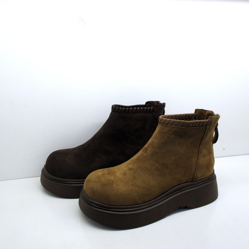 大丫丫厚底勃肯短靴复古马丁靴