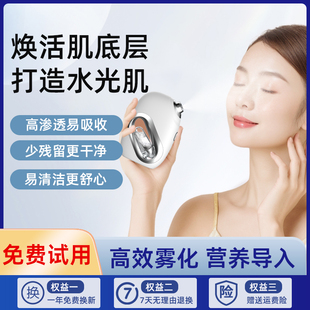 水光注氧仪家用手持美容仪精华导入仪纳米补水喷雾脸部美容仪器