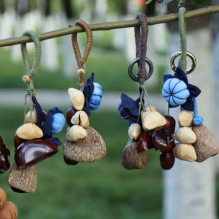 梵木果满愿果实壳挂铃摇铃美音束果实铃车挂件包挂件疗愈乐器