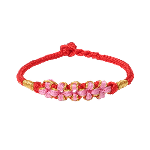 三生三世十里桃花同款手绳本命年手工编织日月星辰手链