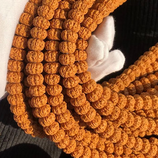 五瓣树王小金刚菩提子108颗手串南瓜矮桩满肉沉水级文玩佛珠念珠