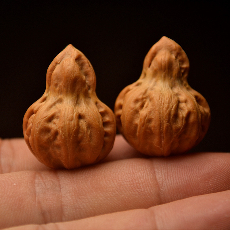 文玩麻核桃异畸形葫芦迷你手把玩