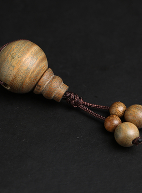 绿檀木三通佛头套装diy金刚星月菩提核桃橄榄核佛珠手串配饰配件