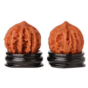 文玩核桃天然三棱大奔狮子头三道筋正奔三瓣异形把玩核桃手把件男