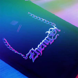 声色犬马聂知熠同款限量项链 甄子琦同款正义项链 ZHENGYI项链