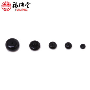 4/6/8/10mm黑色隔片黑色垫片算盘珠散珠DIY凤眼菩提金刚配饰