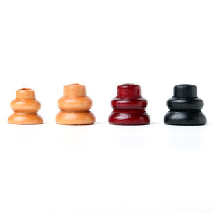 三色木小佛塔三通佛头佛帽手链佛珠 DIY配饰品散珠手串佛珠配件