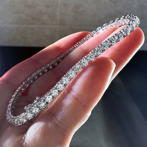 云申培育钻石tennis网球手链超值