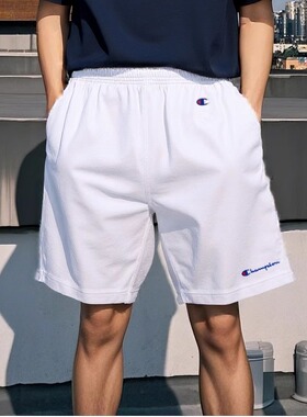 日版短裤CHAMPION五分裤冠军女男士夏季裤子松紧休闲运动潮牌纯棉
