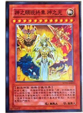 zz少年馆游戏王中文版卡牌神之愿现终章 神之光怪兽卡单卡无限大