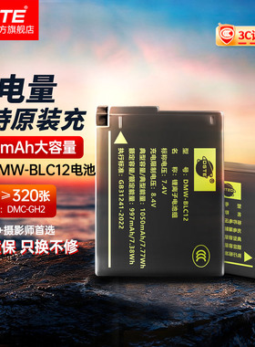 蒂森特DMW-BLC12原装充电适用松下G95D G85 GX8 G7 G6 G5徕卡Q Q1适马FP DP3Q DP0Q DP2Q DC12相机电池充电器