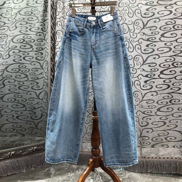 初溯家2026早春新款欧货女装复古水洗直筒牛仔裤女宽松显瘦长裤,女装/女士精品,牛仔裤,淘宝优惠券,粉丝福利购,淘宝优惠卷