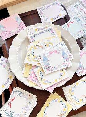 COMO士多无粘性可爱小动物便签手帐素材备忘纸装饰点缀彩色