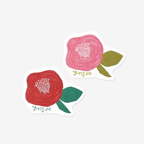 120枚入ins花朵不干胶标签diy封口贴 韩国烘焙贴 节日感恩贴纸