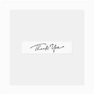 200枚thank you封口贴冰激凌杯封口贴 月饼蛋黄酥食品袋装饰贴纸