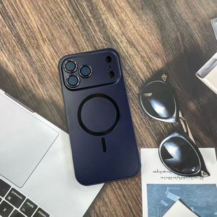铝合金属弹扣边框适用iphone17promax手机壳新款苹果17pro带镜头膜Air超薄磨砂MagSafe磁吸17高级感商务外壳
