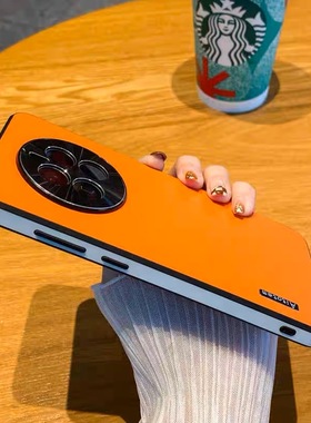 适用华为mate70pro手机壳mate60pro+新款素皮保护套mate50素皮全包后壳mate80promax高级感男女40pro皮质外壳