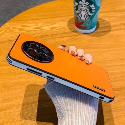 适用华为mate70pro手机壳mate60pro+新款素皮保护套mate50素皮全包后壳mate80promax高级感男女40pro皮质外壳