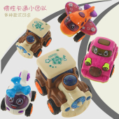 惯性小飞机汽车火车卡通迷你创意儿童玩具车模型宝宝礼品生日礼物