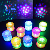 儿童创意发光投影彩虹圈地摊夜市学校奖品礼物男女孩闪光玩具礼物