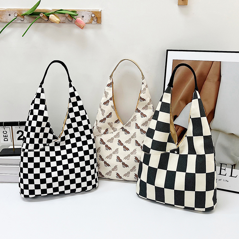 韩国百搭ins针织购物袋