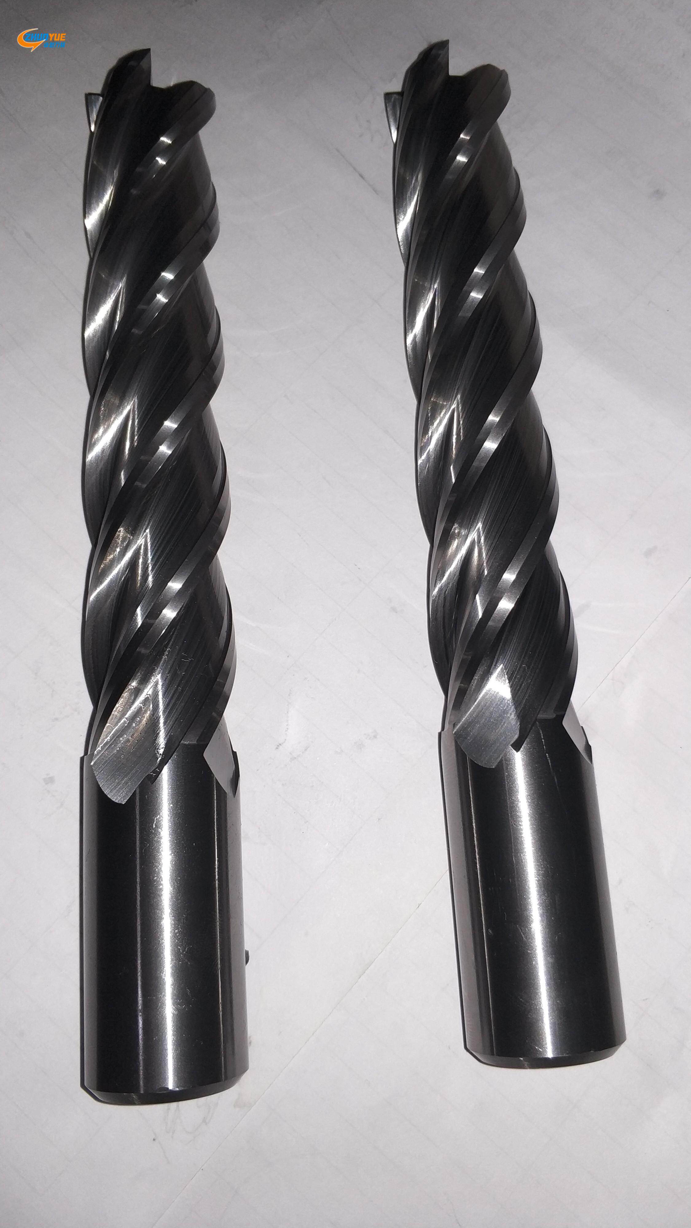 新品非标定制整体硬质合金钨钢4刃铣刀D25*150*200L*4T不锈钢专用