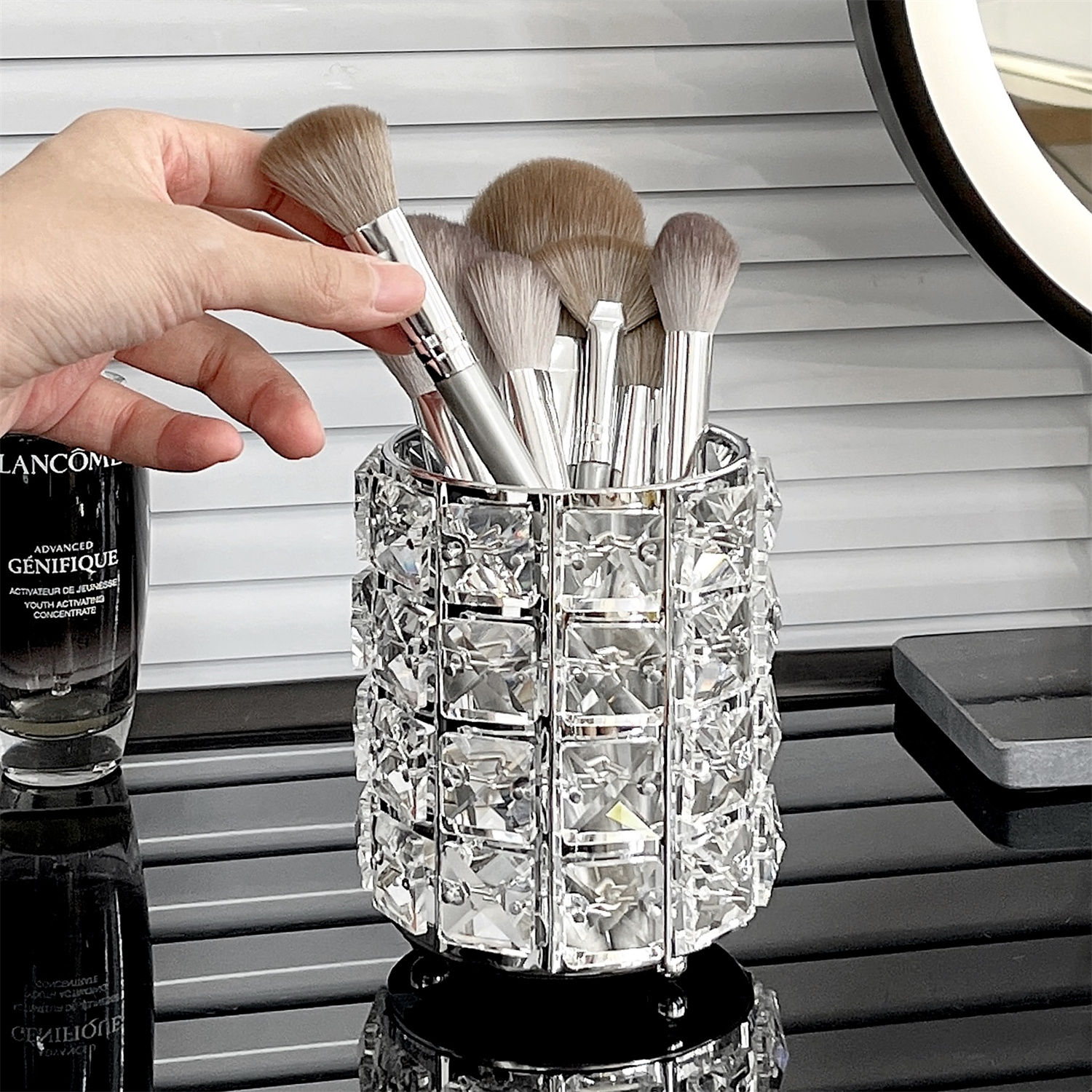 化妆刷收纳筒大容量梳子刷子笔筒