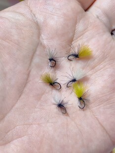 CDC摇蚊20号 飞钓用饵 干式毛钩飞蝇钓马口溪哥白条