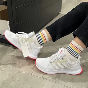 新款 断码 38正品 阿迪达斯RUNFALCON春季 FW5142 女子透气网面跑步鞋