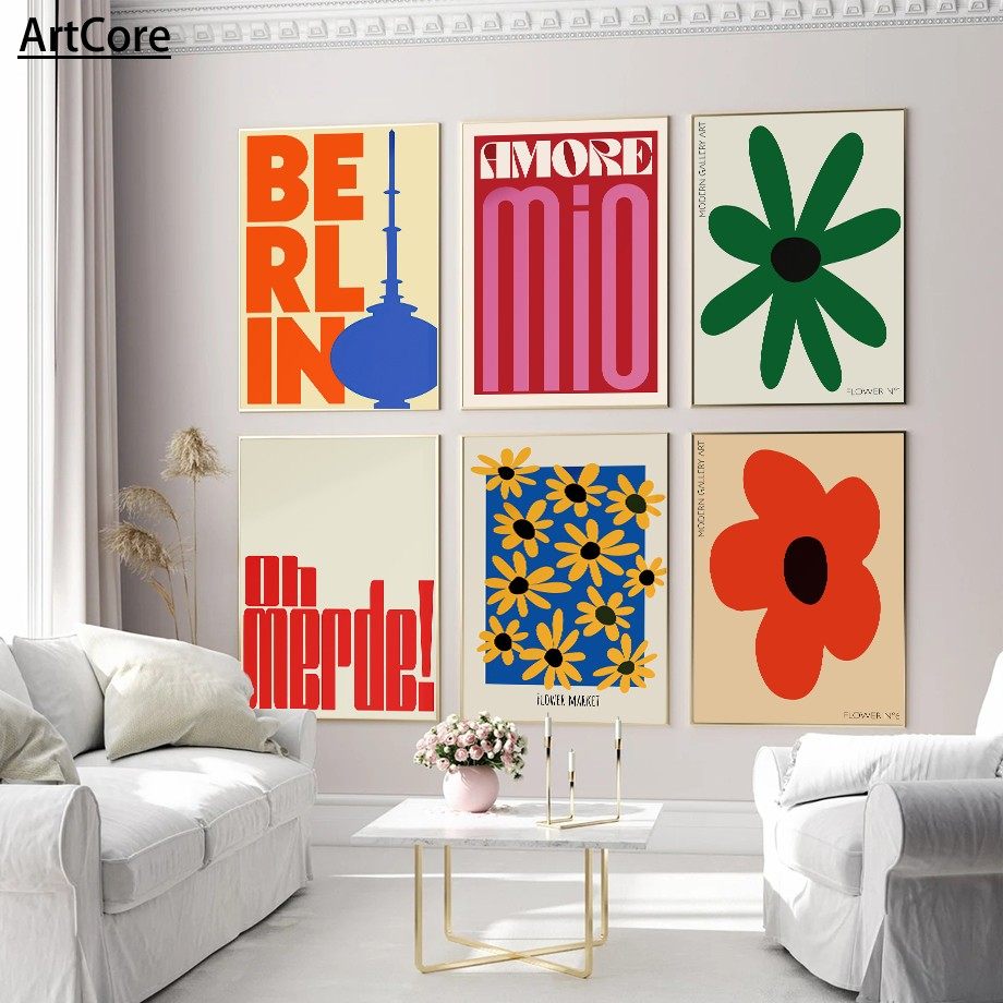 Mio Flowers Wall Art Posters Gallery Prints  Decorative