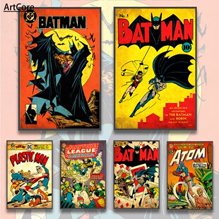 Batman Poster Movie Wallpaper Figures Home Decoration Paint